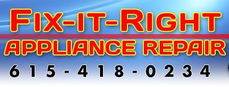 Logo for Fix It Right Appliance Repair Svc