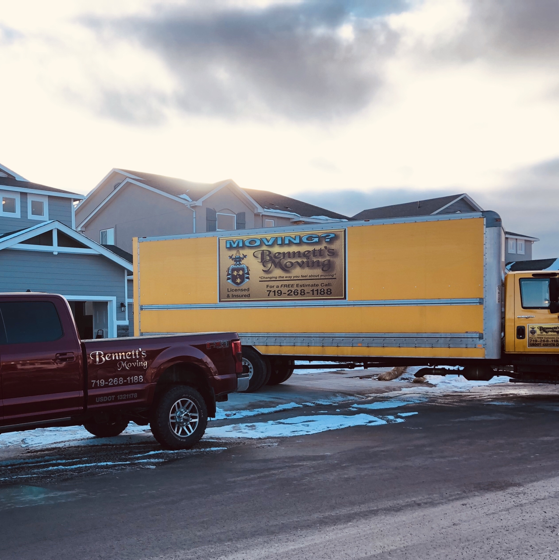 Logo for Bennett's Moving