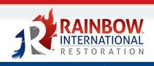 Logo for Rainbow International Restoration