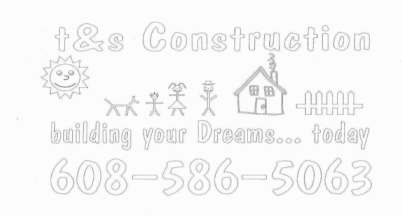 T & S CONSTRUCTION logo