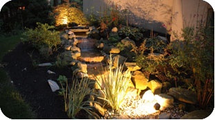 Welcome Home Landscape Lighting logo