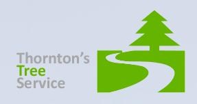 Logo for Thornton's Tree Service