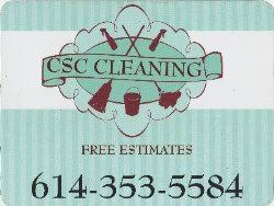 Logo for CSC Cleaning