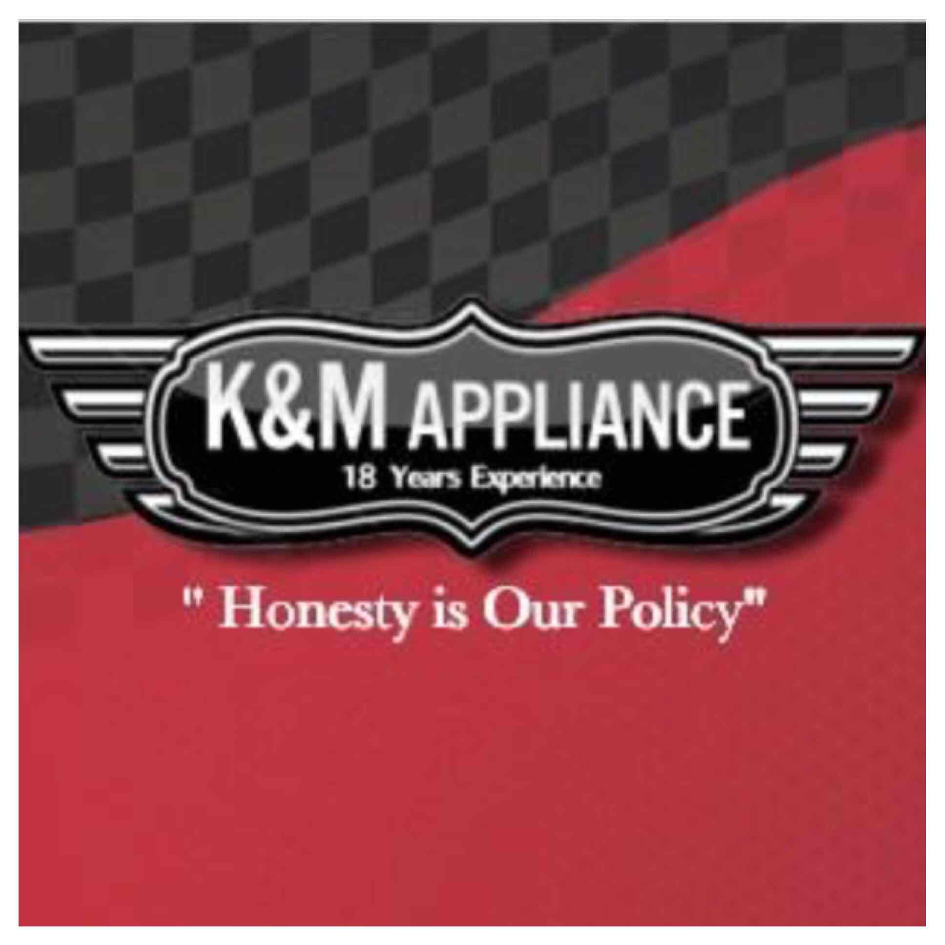 K & M Appliance logo