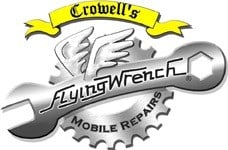 Logo for Crowell's Flying Wrench Mobile Repairs