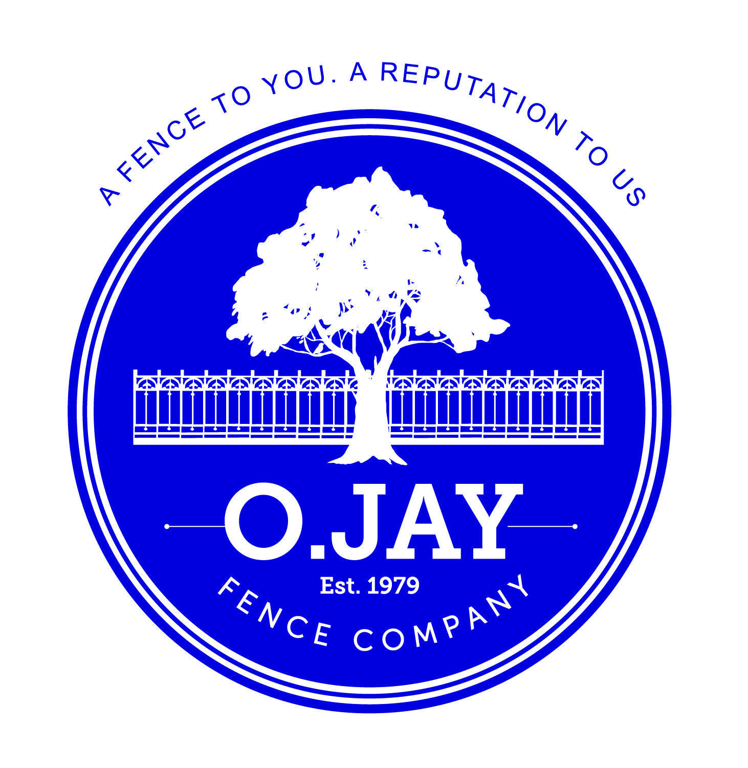 Logo for O Jay Fence Company Inc