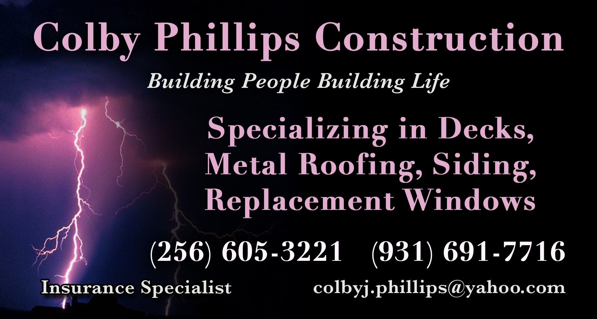 Logo for Colby Phillips Construction