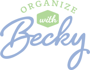 Logo for Organize With Becky