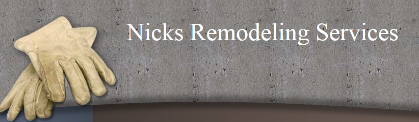 Logo for Nick's Remodeling Service