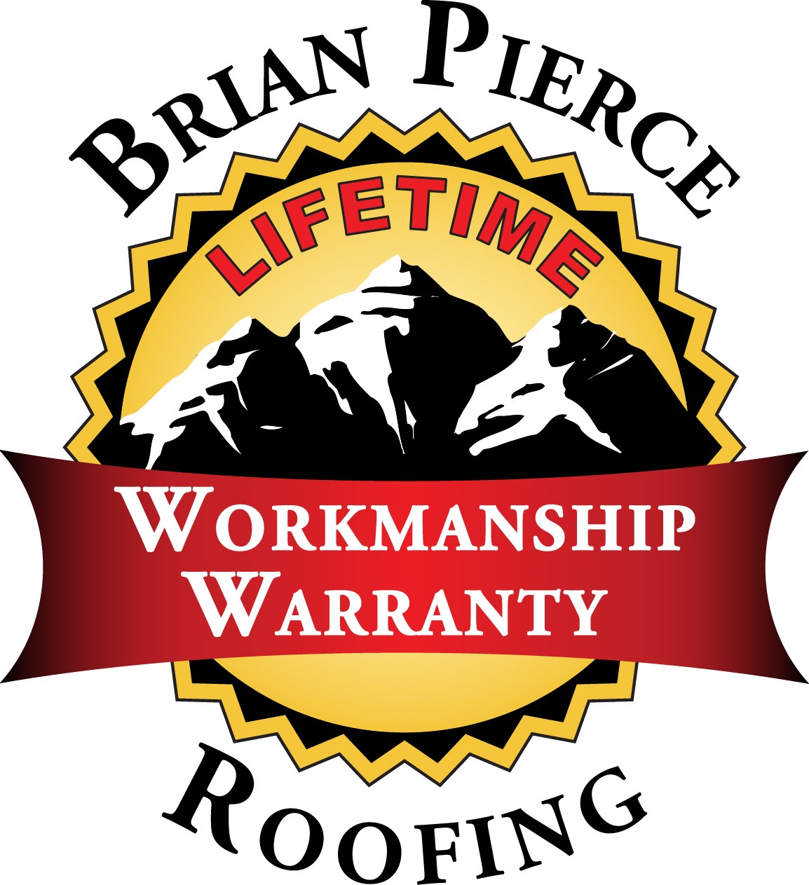 Logo for Brian Pierce Roofing & Gutters LLC