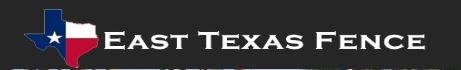 Logo for East Texas Fence