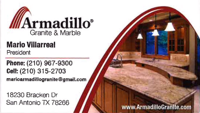 Logo for Armadillo Granite & Marble