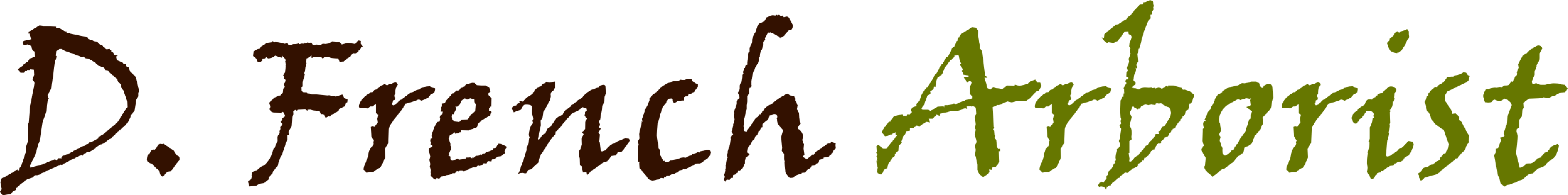 Logo for D French Arborist