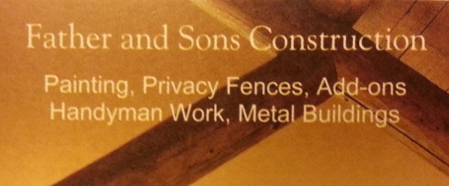 Logo for Father & Sons Construction