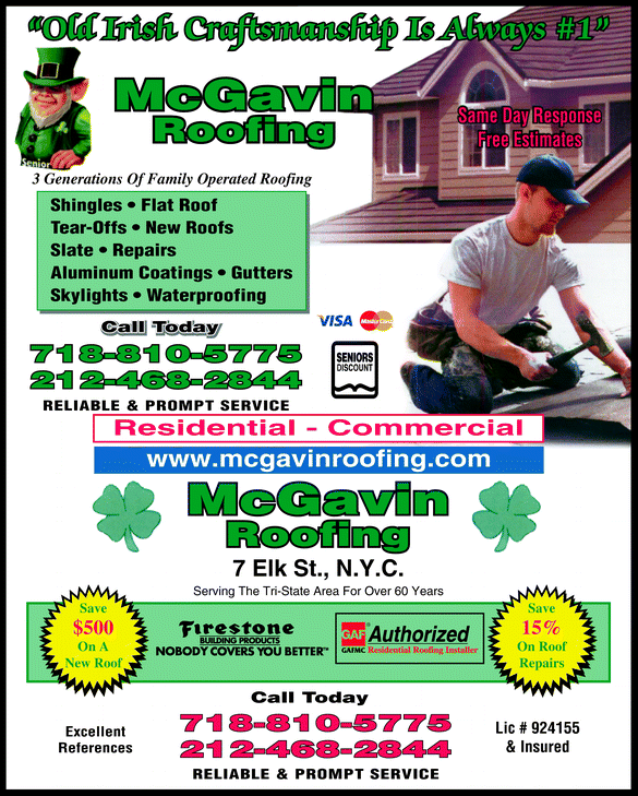 Logo for McGavin Roofing