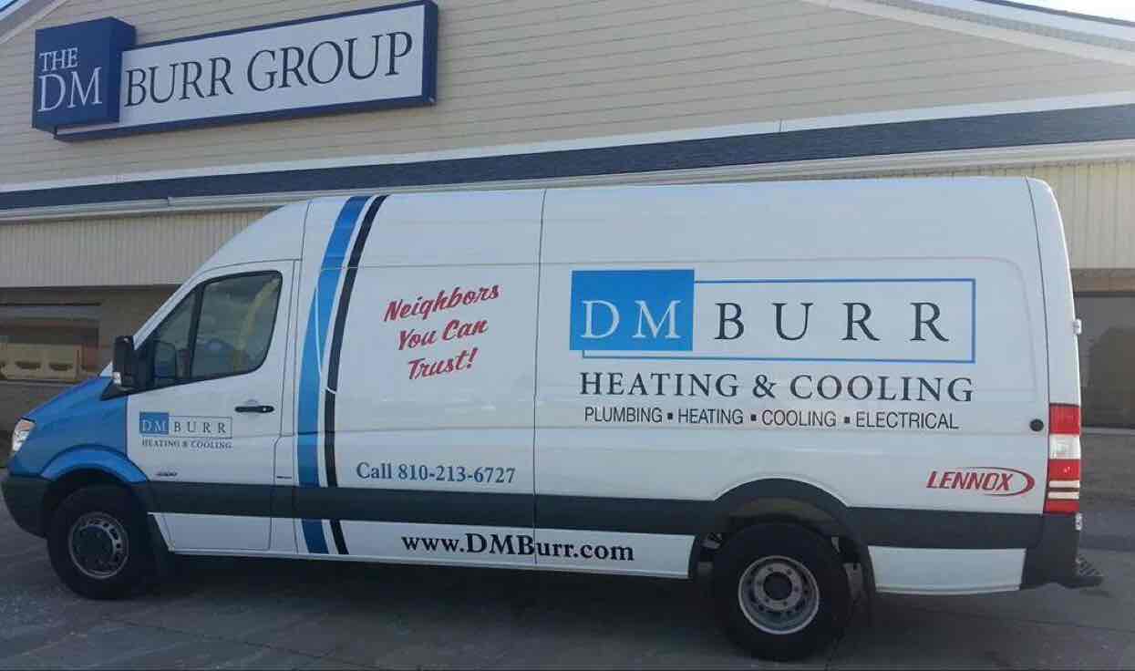 Logo for DM Burr Heating & Cooling