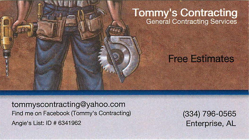 Tommy's Contracting logo
