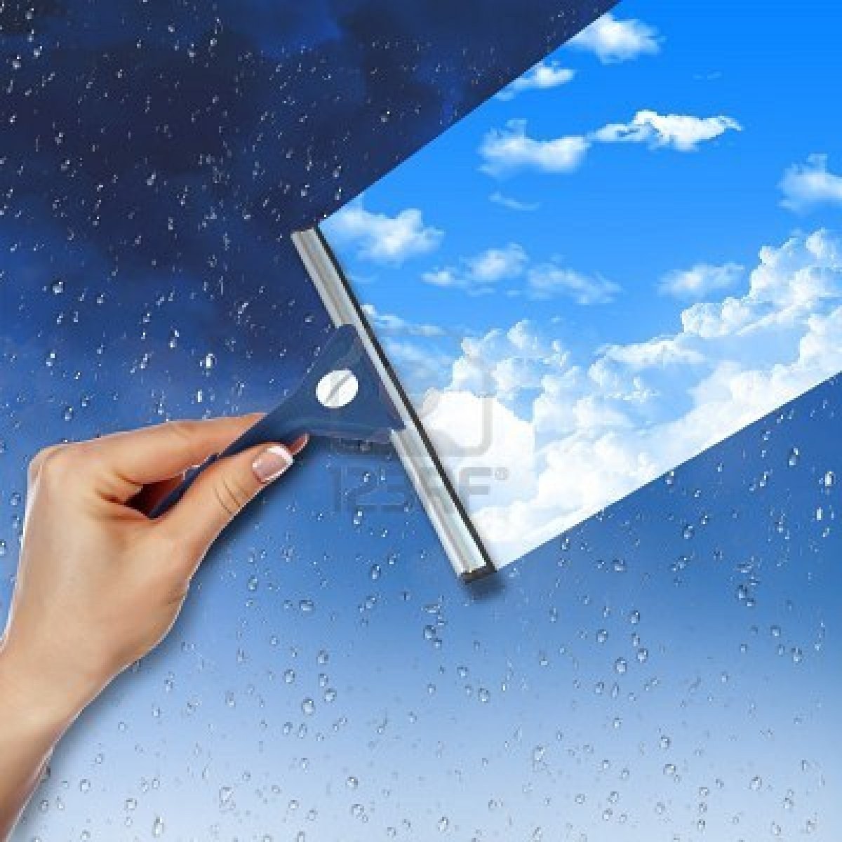 Logo for Clear Blue Windows Cleaning Co