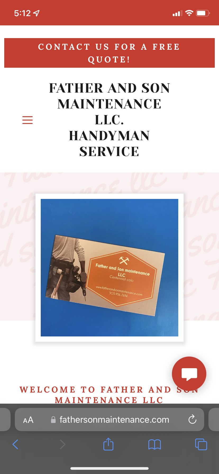 Father & Son Maintenance logo