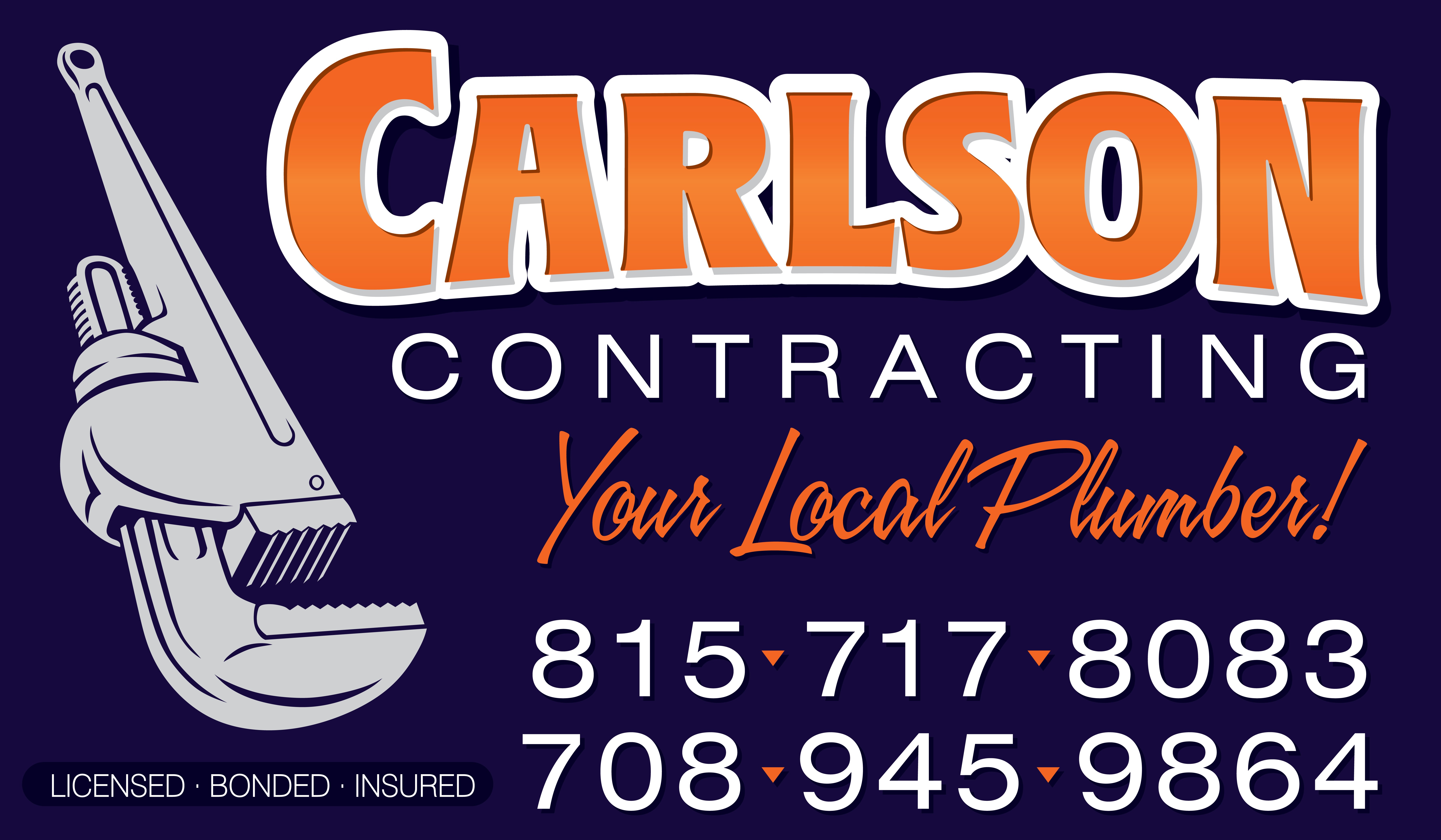 Carlson Contracting Your Local Plumber logo