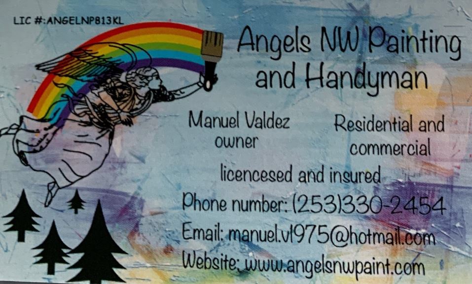 Logo for Angels NW Painting and Handyman