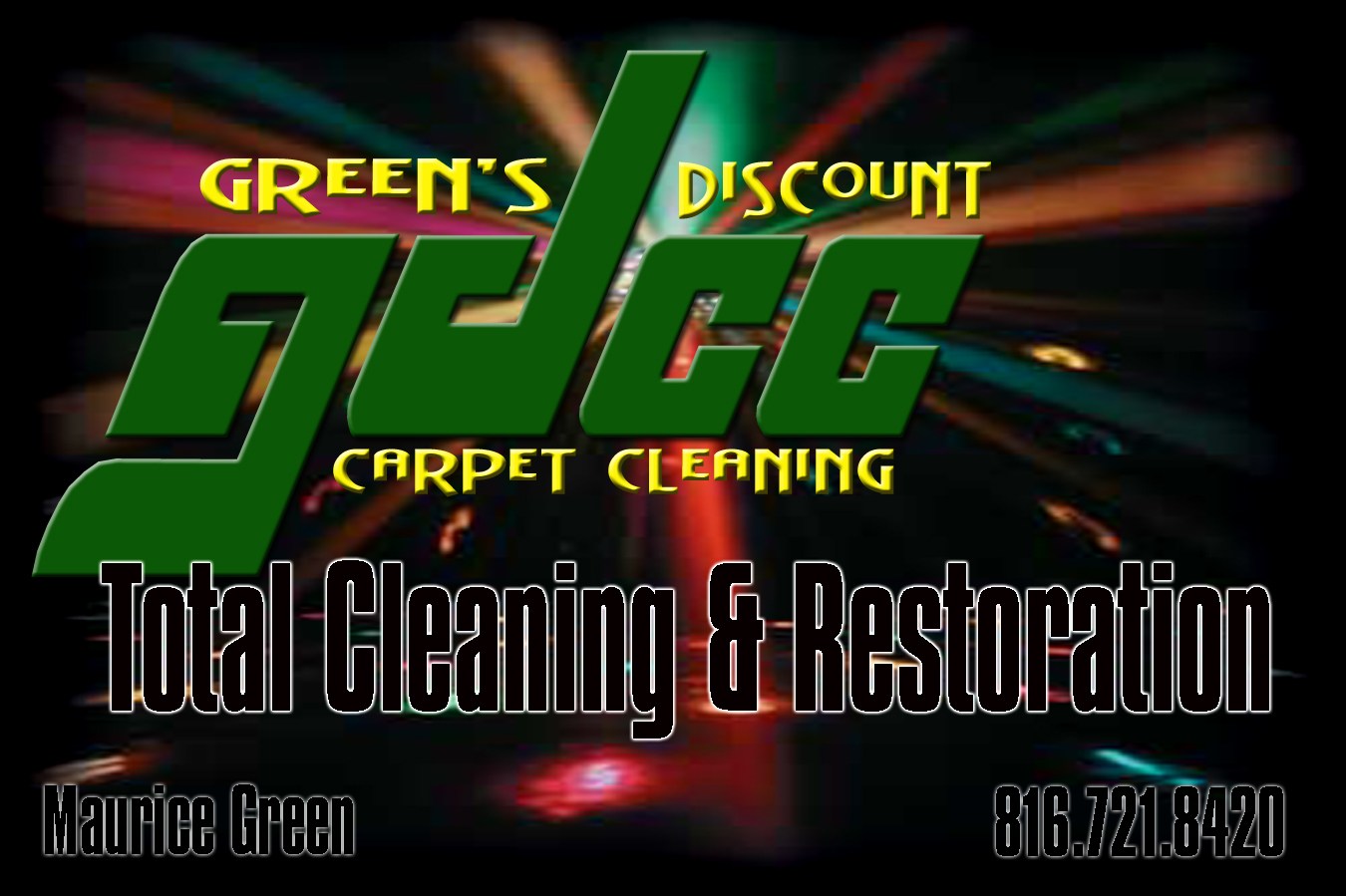 Green's Discount Carpet Cleaning logo