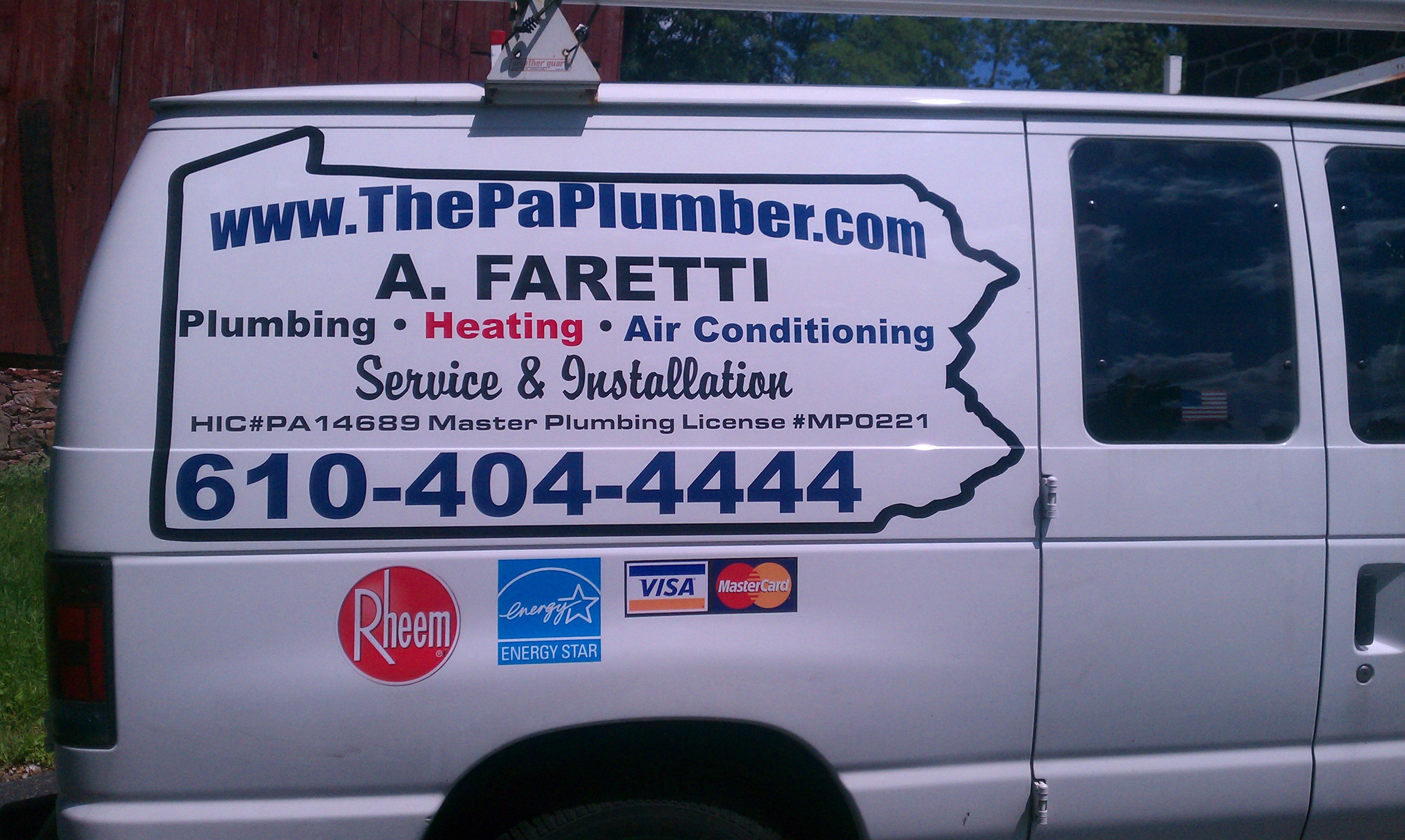 A Faretti Plumbing Heating & Cooling LLC logo