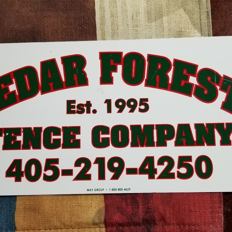 Cedar Forest Fence Company logo