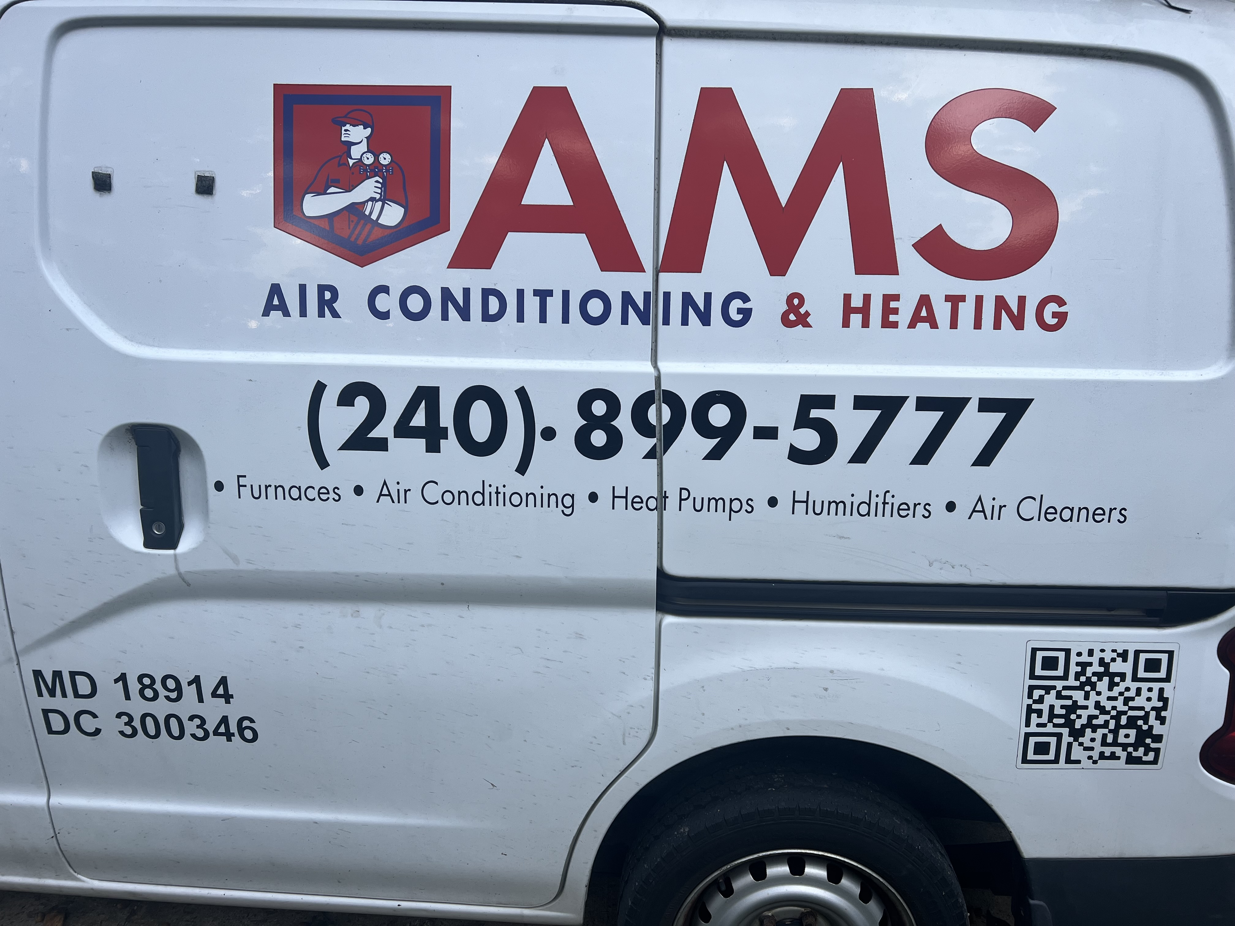 Ams Air Conditioning and heating logo