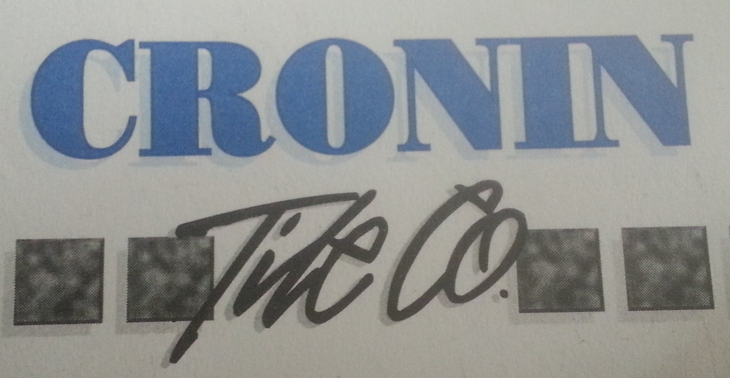 Logo for Cronin Tile Co