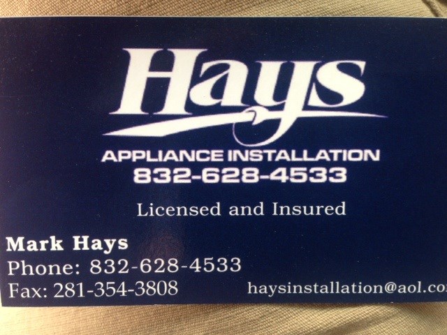Logo for Hays Appliance Installations