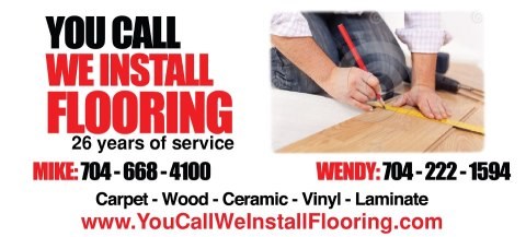 Logo for You Call We Install Flooring