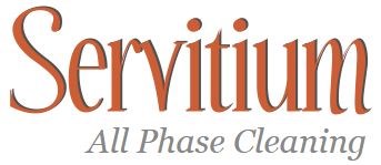 Logo for Servitium Window & House Cleaning