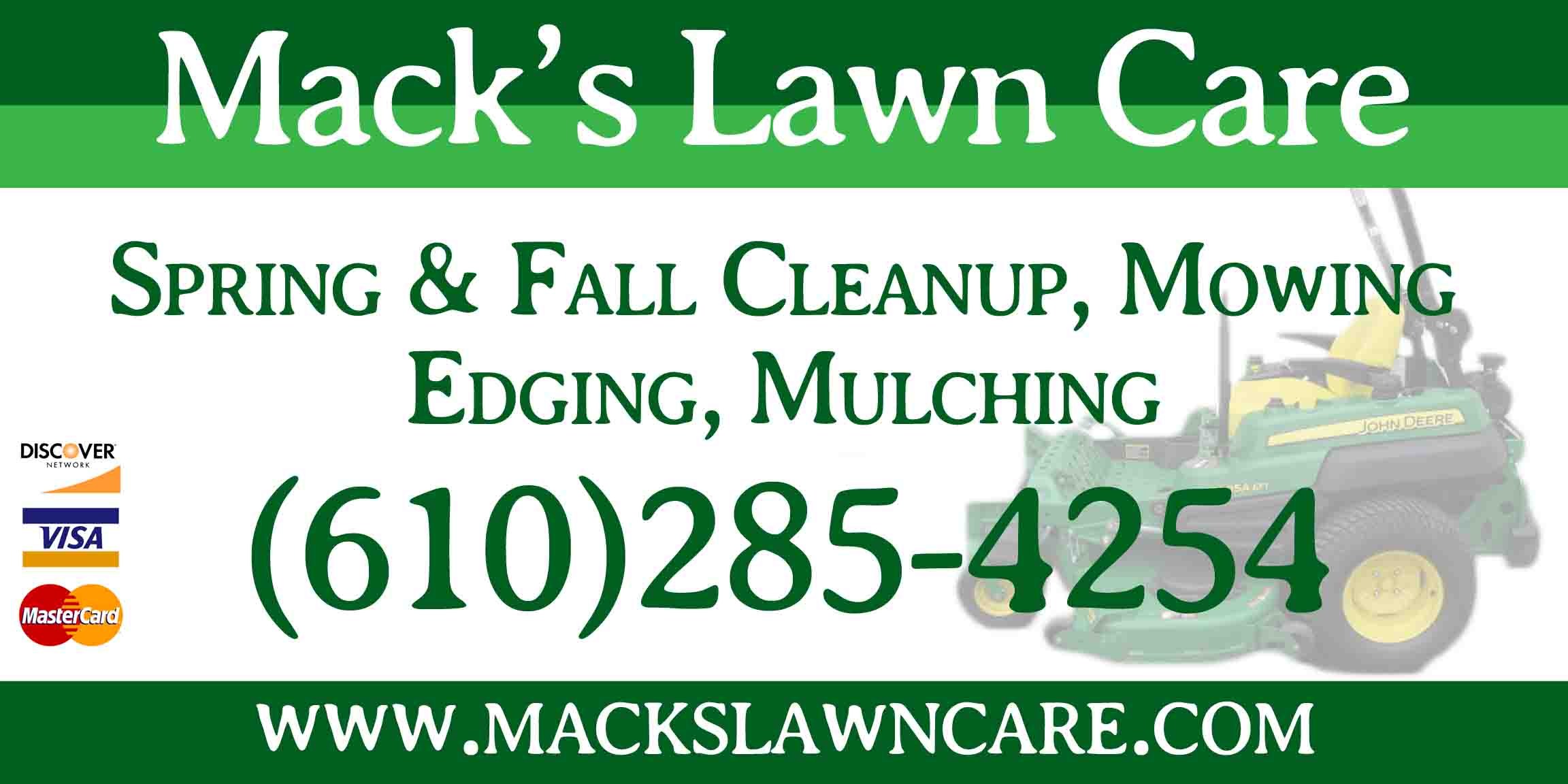 Logo for Mack's Lawn Care