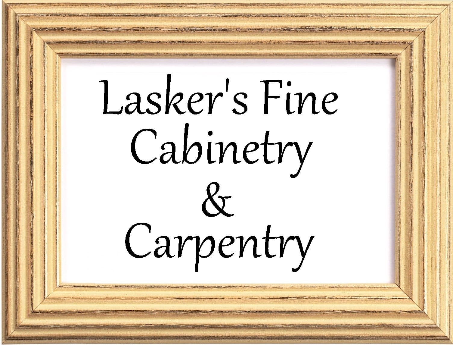Logo for Lasker's Fine Cabinetry & Carpentry Inc
