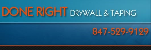 Logo for Done Right Drywall & Taping