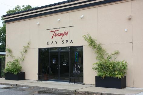 Logo for Tramps Hair Salon & Day Spa