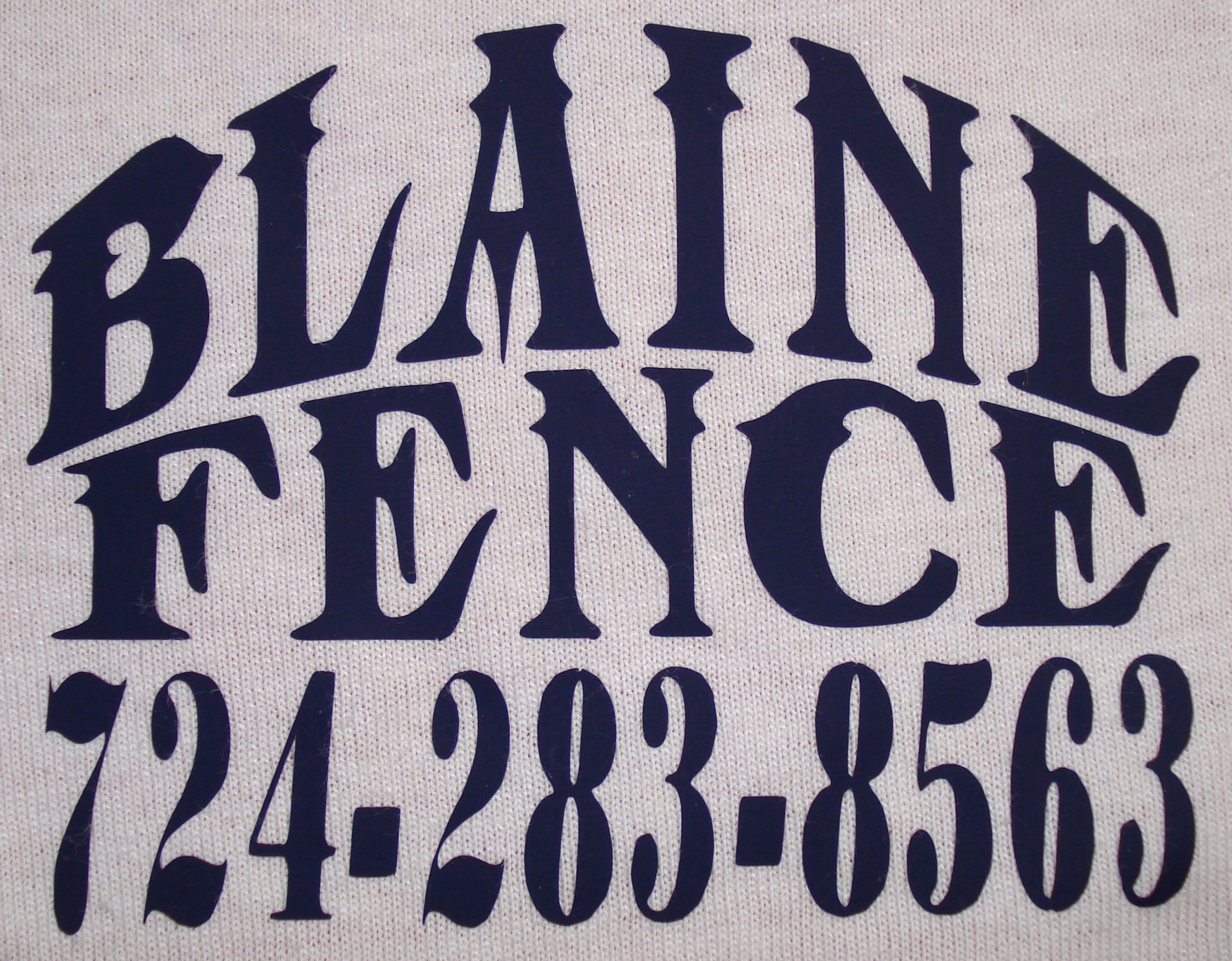 Blaine Fence logo