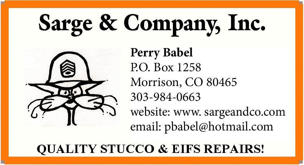 Logo for Sarge & Company Stucco Repair