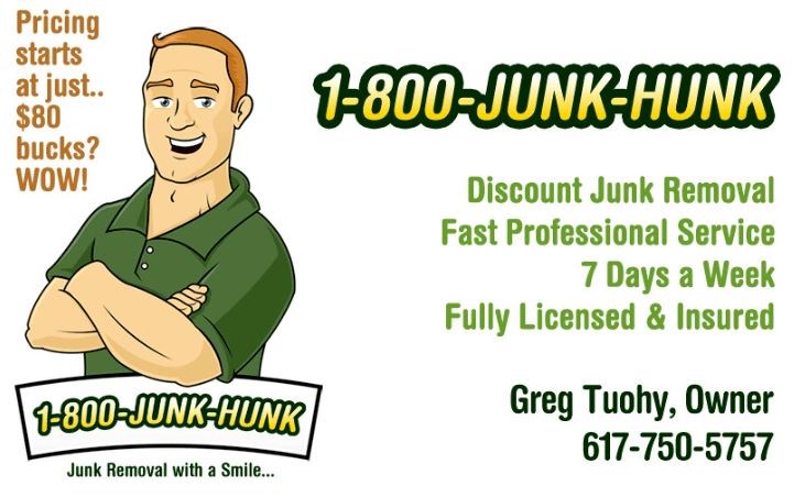 Logo for 1-800-Junk-Hunk