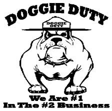 Logo for Doggie Duty