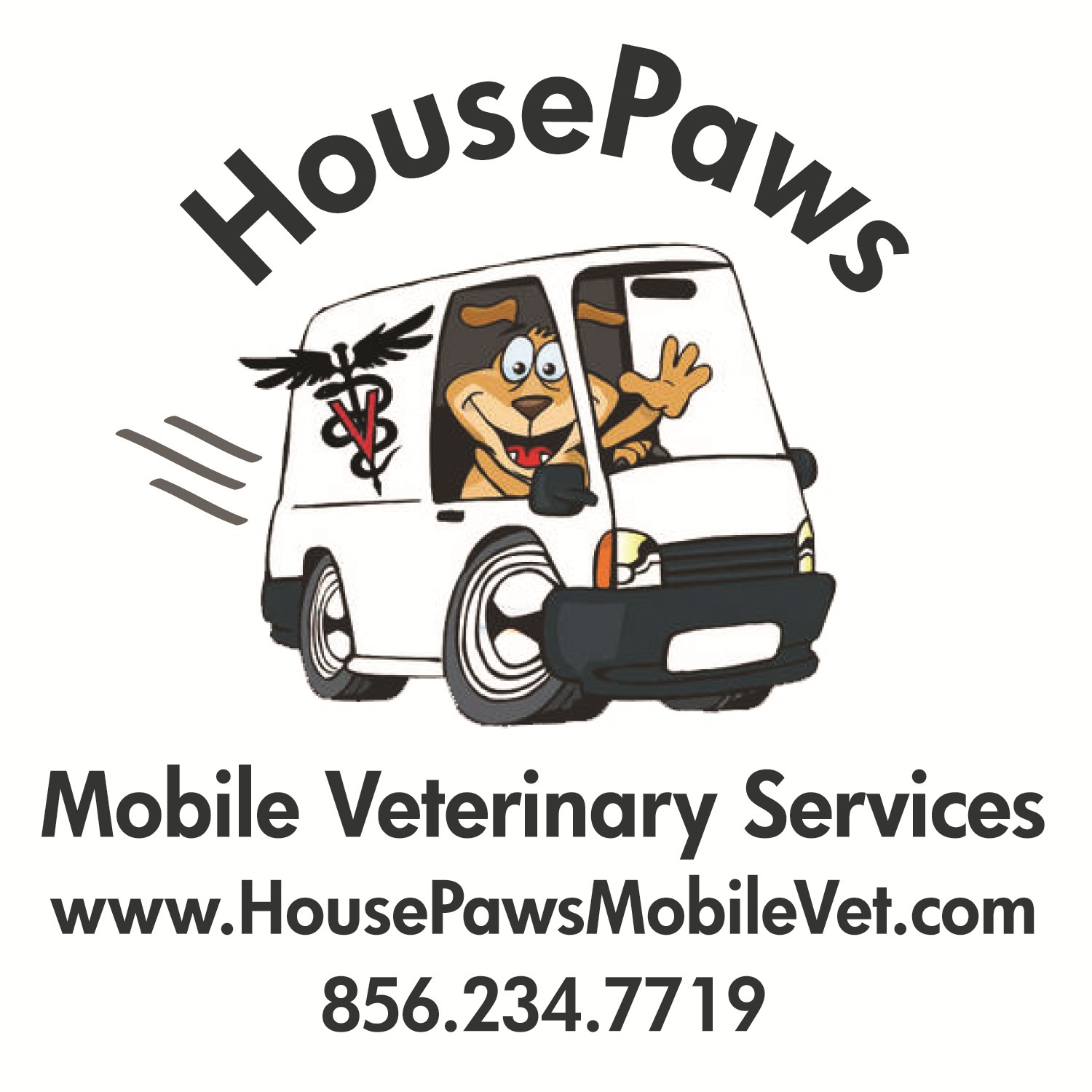 Logo for HousePaws Mobile Veterinary Service