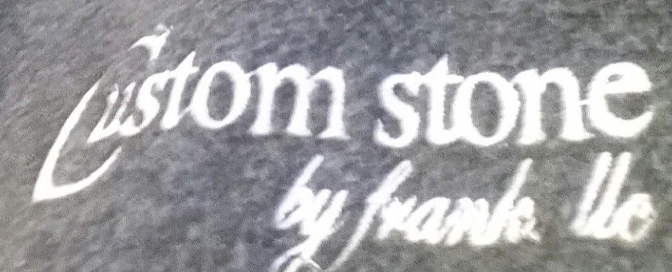 Logo for Custom Stone by Frank