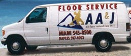 Logo for AA&J Floor Care