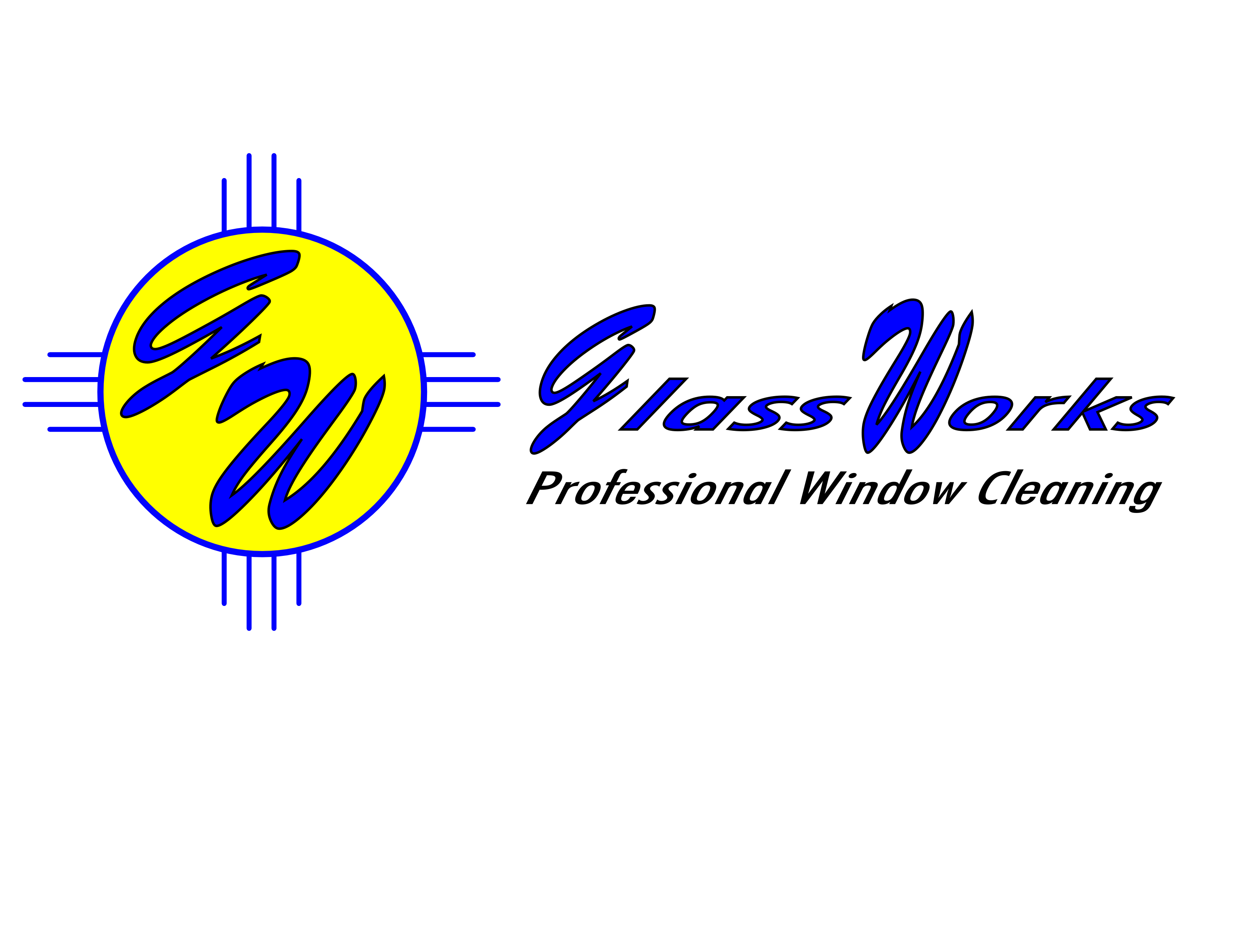 Logo for Glass Works Window Cleaning LLC