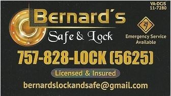 Logo for Bernard's Safe & Lock