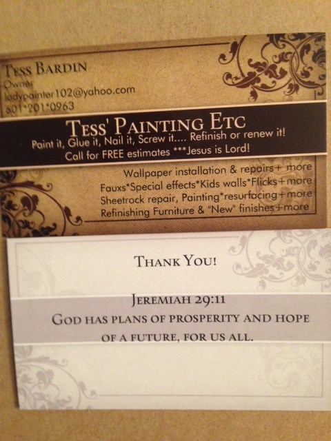 Tess' Painting Etc. logo
