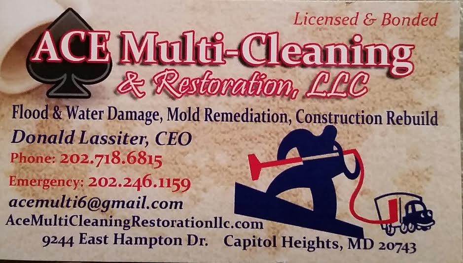 ACE Multi-Cleaning & Restoration Services logo