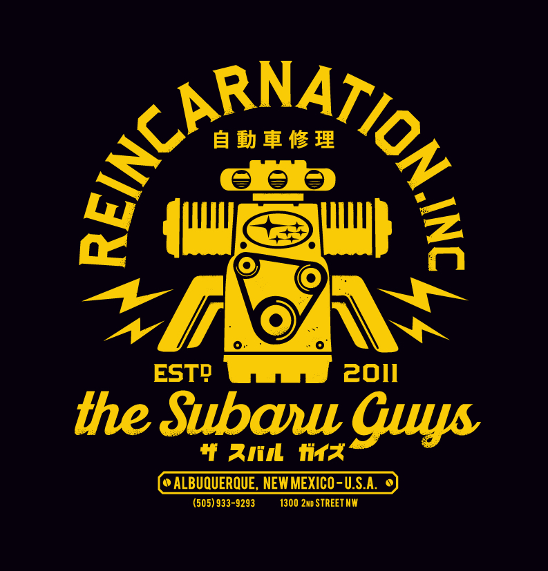 Logo for Reincarnation Inc, (The Subaru Guys)
