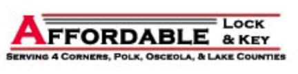 Logo for Affordable Lock & Key